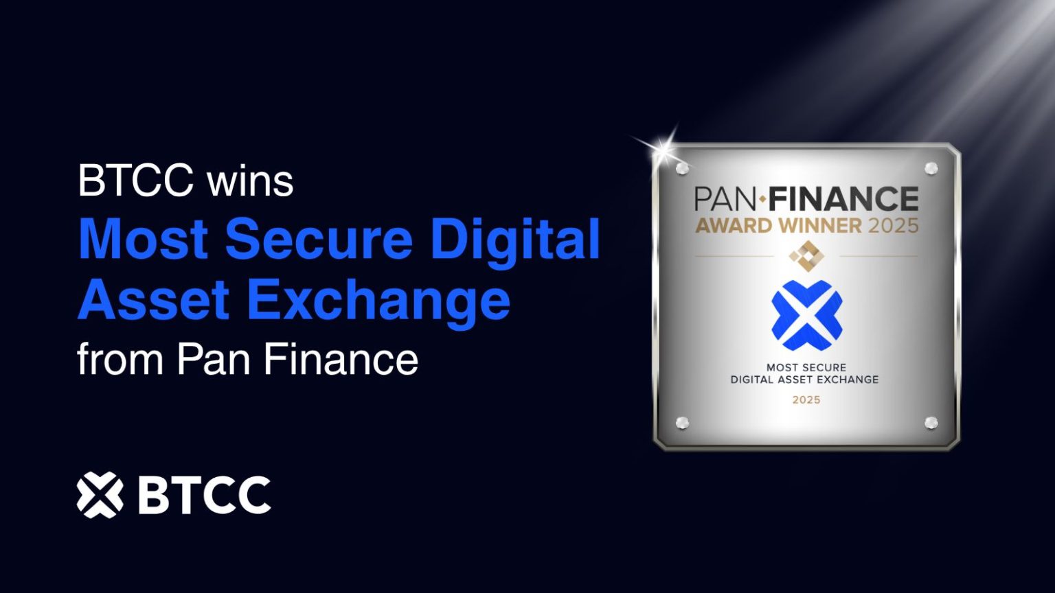 BTCC Wins Most Secure Digital Asset Exchange by Pan Finance, Marking 15 Years of 0 Security Breaches