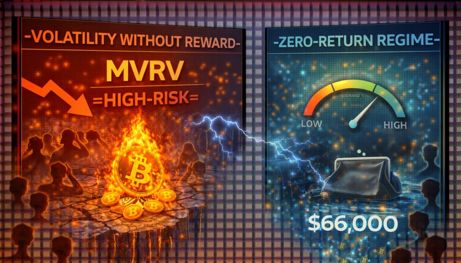 Volatility Without Reward: Why Bitcoin’s MVRV Signals A High-Risk, Zero-Return Regime